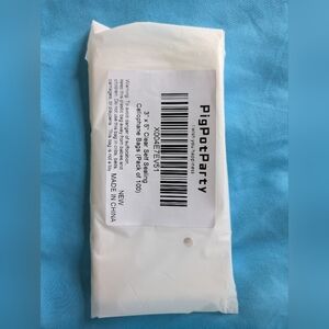 PigPotParty Clear Cellophane Bags (New)